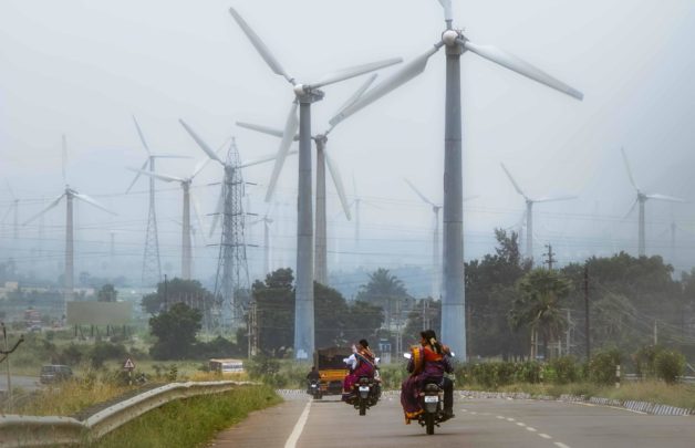 Highway and wind turbines in Tamil Nadu, India. India has ambitious scale-up plans for renewable energy over the next decade. (Credit: iStock) Highway and wind turbines in Tamil Nadu, India. India has ambitious scale-up plans for renewable energy over the next decade. (Credit: iStock)
