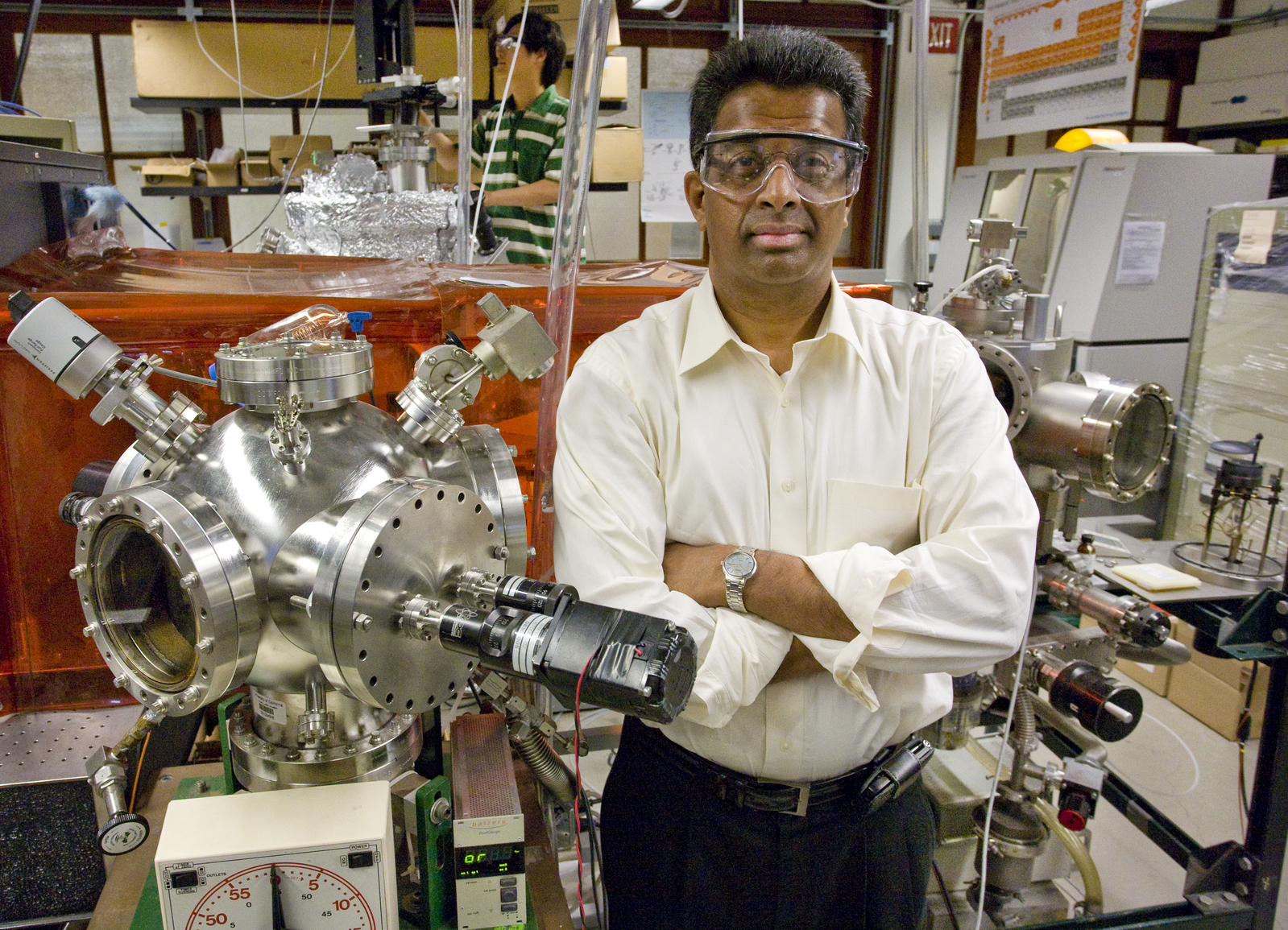 Ramamoorthy Ramesh (Credit: Roy Kaltschmidt/Berkeley Lab) Ramamoorthy Ramesh in his laboratory